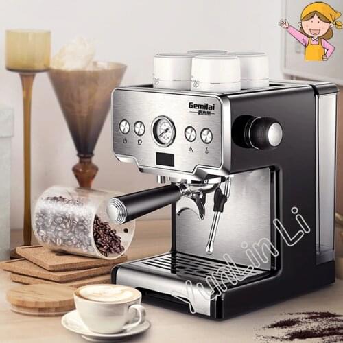 15 Bar Italian Semi-automatic Coffee Maker Cappuccino Milk Bubble Maker Americano Espresso Coffee Machine for Home