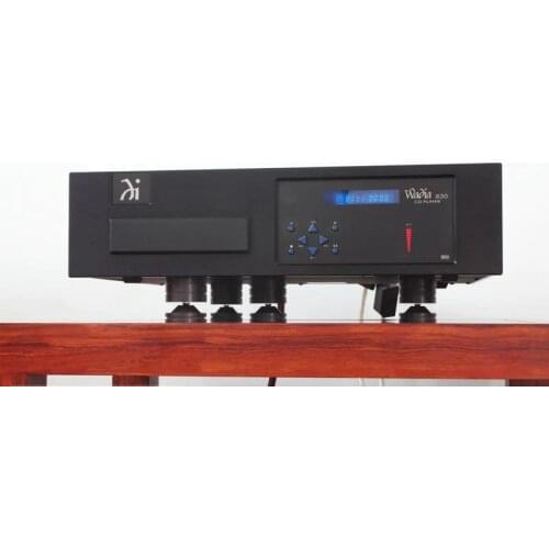 43MM 4 Pair High Quality Anti-Shock Ebony Shock Spikes Stand W / Pad For CD Turntable Amplifier Speaker