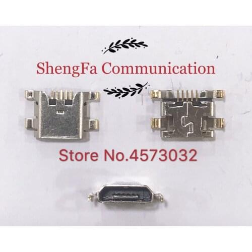 50-100pcs/Original for ZTE Blade L2 S6 5.0 U807 N983 N807 U956 N5 N909 N798 N980 N986 Micro USB 5pin Connector Charging Port