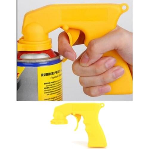 Spray Adaptor Aerosol Spray Gun Handle With Full Grip Trigger Locking Collar Car Maintenance