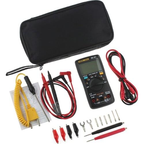 ANENG AN8009 True-RMS Auto Range Digital Multimeter NCV Ohmmeter AC/DC Voltage Ammeter Current Meter Temperature Measurement