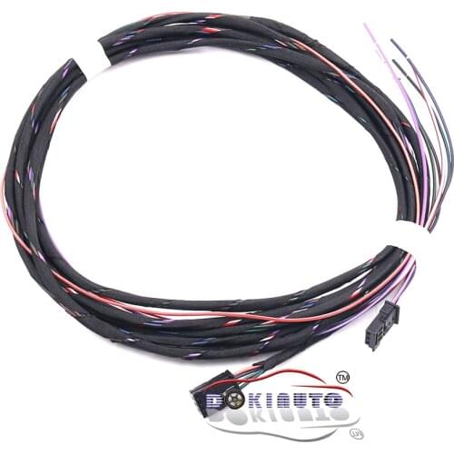 FOR VW Tiguan Jetta Golf MK6 Passat B7 Auto headlight Rain Wiper Sensor Dimming Anti Rear view Mirror Install Wire cable Harness