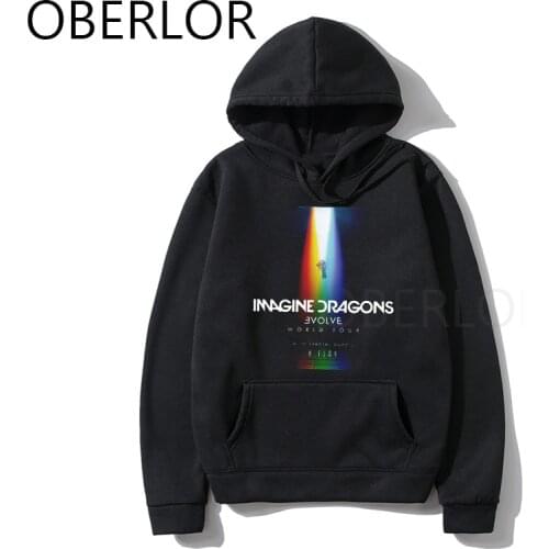 Imagine Dragons Hoodies Harajuku Funny Cartoon Women Hoodie Ullzang Hipster 90s Korean Style Graphic Top Pullovers Black Friday