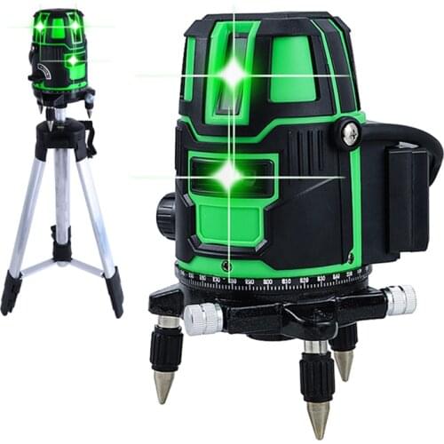 2/3/5 Cross Lines Laser Level Self-Leveling Horizontal And Vertical 360 Rotatable Indoor Outdoor Powerful Green Laser Beam Lines