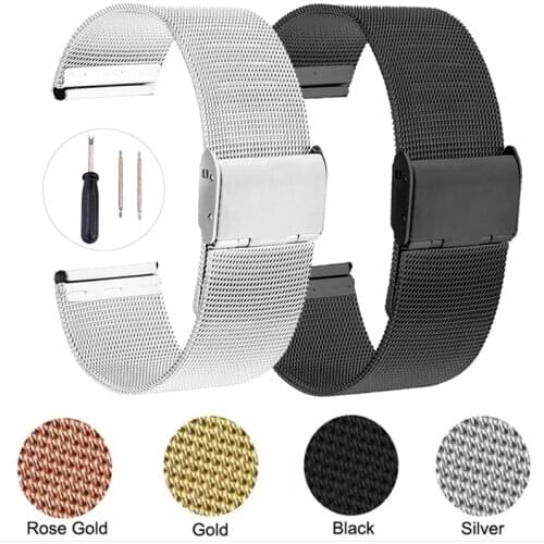 Milanese Stainless Steel Band For Huawei Watch GT 2 Pro 42mm 46mm Strap For Honor GS Pro / ES Magic 20mm 22mm Bracelet Watchband
