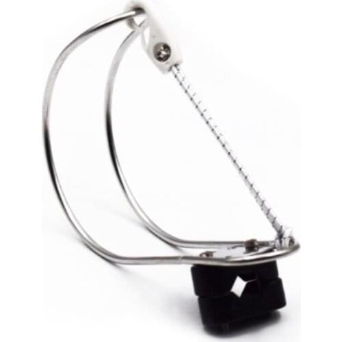 Stainless Steel Horseshoe Bracket Life Buoys Ring Holder Plastic Mount Practical