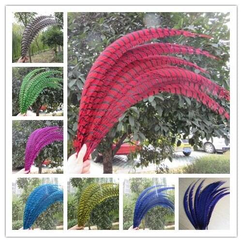 Atacado 50 pcs/lote bastante 32-36 polegada/80-90 cm Lady Amherst penas de Faisao para Decoracao de Casa, Festa de casamento