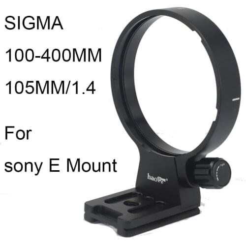 Lens Collar for Sigma 100-400mm 105MM/1.4 F5-6.3 DG DN OS Sony E-mount Tripod Mount Ring Lens Adapter w Arca swiss IS-SM105ART