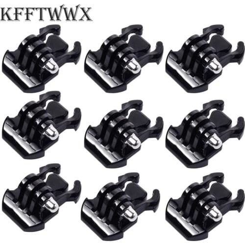 9x Buckle Clip Basic Mount for GoPro Hero 9 8 7 6 5 4 3+ 3 Session MAX 2018 Fusion, DJI Osmo Action AKASO SJCAM SJ4000 EKEN H9R