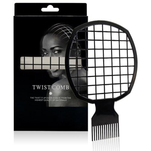 Afro Twist Hair Comb Mens Hairdressing Afro Comb Twist Wave Curl Brush Combs