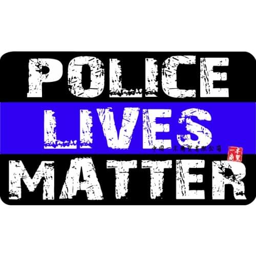 POLICE LIVES MATTER Vinyl Decal | Bumper Sticker Off Road USA Thin Blue Line