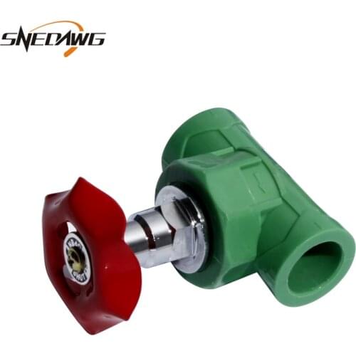 PPR Water Pipe Fitting with Valve 20/25/32mm Water Pipe Valve Joint Plastic Water Supply Pipe Joint Fitting Check Valve