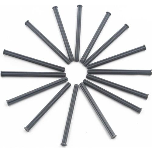 Building Blocks BulkTechnic Parts 15pcs CROSS AXLE 8M WITH END STOP compatible with lego for kids boys toy