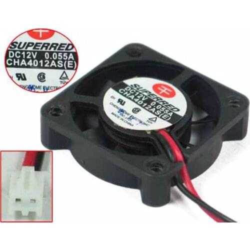 SUPERRED CHA4012AS (E) DC 12V 0.055A 40x40x10mm Server Cooling Fan