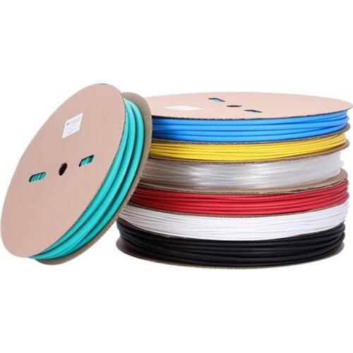 Φ39mm Triple Double Wall Heat Shrinkable Tube With Glue Black White Red Green Yellow Blue Transparent Waterproof