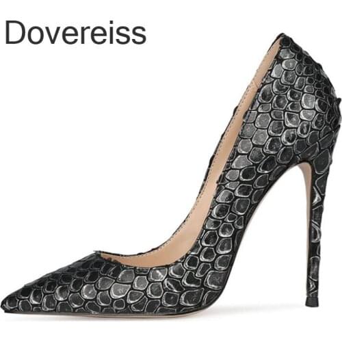 Dovereiss Fashion Womens Shoes Summer New Elegant Blue Sexy Stilettos heels Pumps Sexy Office lady Party Shoes 45 46 47