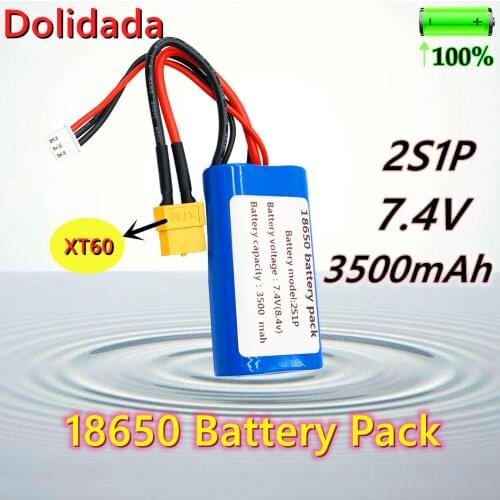 UAV Lithium-ion Battery 7.4 V / 8.4V3.5Ah 2S1P Use Single Cell NCR18650GA Combination Suitable for Different Drones