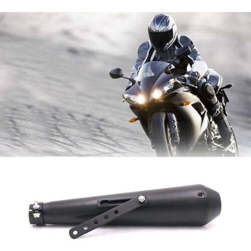 Universal Motorcycle Exhaust Muffler Pipe Kit 35-43mm Vintage Modified Exhaust Racing Pipe for Cafe Racer Bobber Chopper