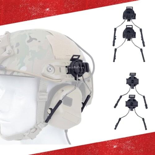 Military Tactical Headset Holder Army Shooting FAST Helmet Guide Rail Adapter Bracket Hunting Earphone Rails Adapter