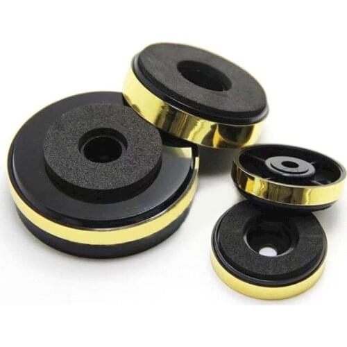 12 pcs/set Shock Absorption Damping For Audio Stereo Speakers Amplifier Feet Pad Gold/Silver/Black (Optional)