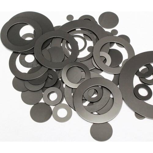 50pcs ID 6mm OD 11mm-15mm graphite black color nylon washers plastic washer ultra-thin flat gasket 0.15mm-1mm thickness