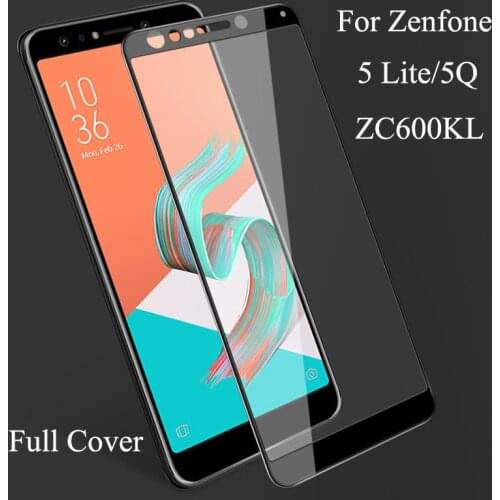 5Q ZC600KL Glass Full Cover For ASUA Zenfone 5Q 5 Lite ZC600KL Tempered Glass Screen Protector For Zenfone 5lite