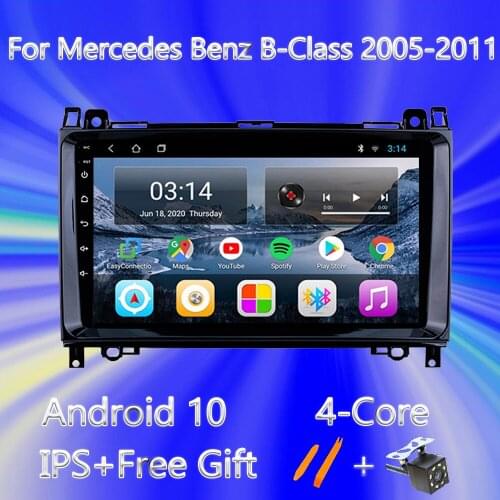 WIFI 2din Car Radio GPS Stereo for Mercedes Sprinter W906 Benz B200 A B Class W169 W245 Viano VitoW639 2005-2011 Rear Camera USB