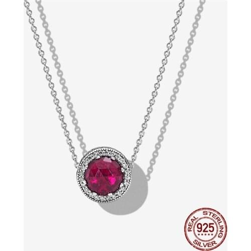 100% Real 925 Sterling Silver Cherry Heart Fit Original 3mm Bracelet For Women Birthday Fashion Jewelry Gift