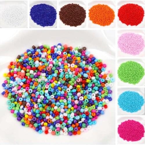 19 colors 2mm 3mm 4mm Soild Crystal Czech Seed Glass Spacer beads For Jewelry Handmade DIY