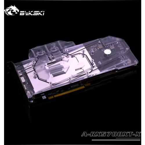 Bykski A-RX5700XT-X GPU Water Cooling Block for Frontier AMD Radeon RX 5700XT/5700