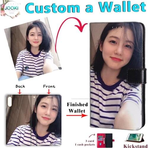 JOOKI Aquos V Personalized Leather Wallet Phone Case Coque Cover ForSharp Aquos V Custom Person Case