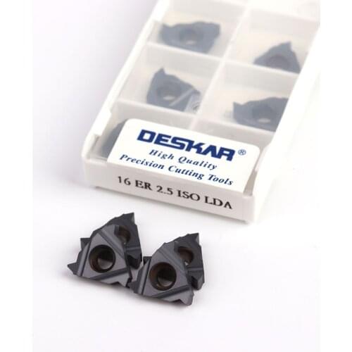 DESKAR16ER 16IR 1.0 ISO 1.25ISO 1.5ISO 1.75ISO 2.0ISO 2.5ISO 3.0ISO 3.5ISO LDA carbide inserts threaded inserts for P.M.K