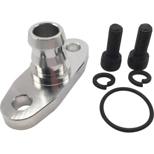 3/4" Barb Turbo Oil Return Drain Flange Kit For T3 T4 T04B T04E NEW