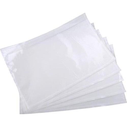 250 PCS A5 Size Plain Document Enclosed Wallets Envelopes Slips Pouches Windows Self Adhesive 18CMx23CM