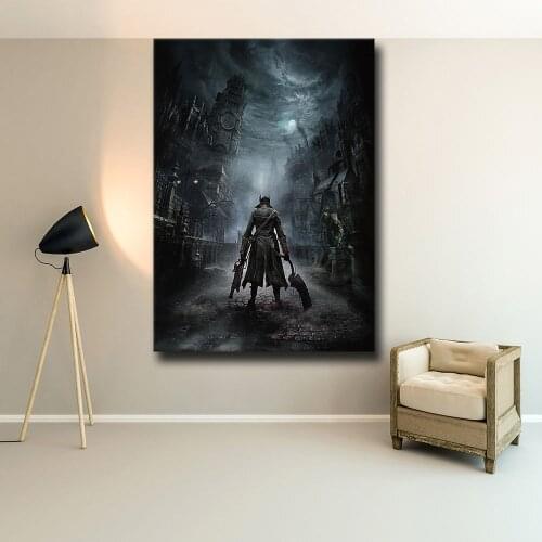 Top Games The Poster Decoration Painting of Bloodborne on HD Canvas Canvas Painting Art Posters and Prints Painting Pictures