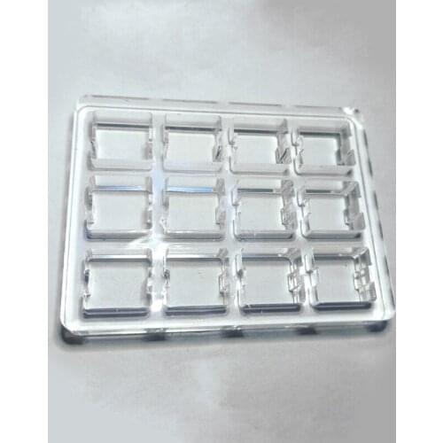 LX9B Switch Tester Base Transparent Acrylic Plate for cherry MX Switch Storage Base