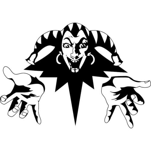 Small Town King and the Jester car sticker car decal waterproof stickers on bumper window vinyl die cut no background