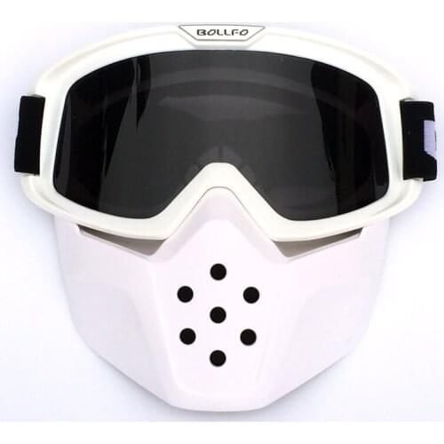 New Men Women Vintage Motorcycle Mask Goggles Motorbike Shark Helmet Goggles Windproof Motocross Helmet Glasses Ski Goggles