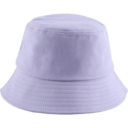 Top Korean Adult Kids Summer Foldable Panama Bucket Hat 100% Cotton Hip Hop Cap Wide Brim Beach UV Protection Fisherman Hat
