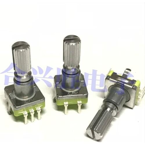 Rotary encoder EC11 type 30 positioning 15 pulses shaft length 20.5MM car navigation CD audio volume adjustment potentiometer