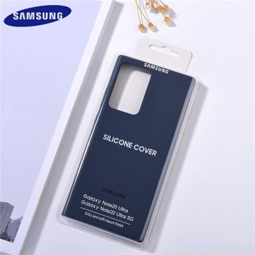 Samsung Note 20 + Mobile Phone Case Original 360 Full Liquid Silicone Shell Cover For Galaxy Note 20 Ultra SM-N9810 SM-N9860/U/N