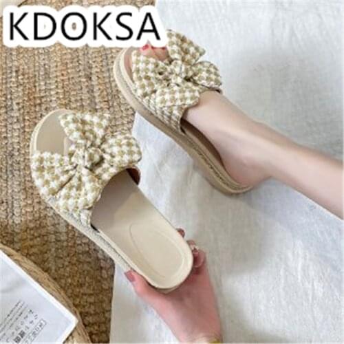 Slippers For Womens Summer 2021 New Fashion Trend Web Celebrity Thick Soles For Summer Outdoor Non-slip Slippers