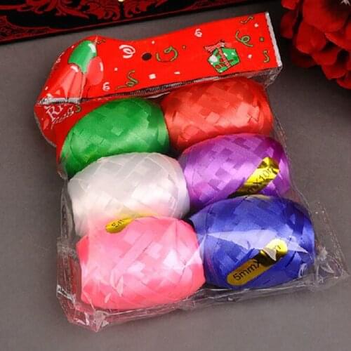 1/6pcs 5mm * 10m Colorful Balloon Rope Foil Balloon Ribbon Tie Rope Wedding Party Decoration Balloon Packaging