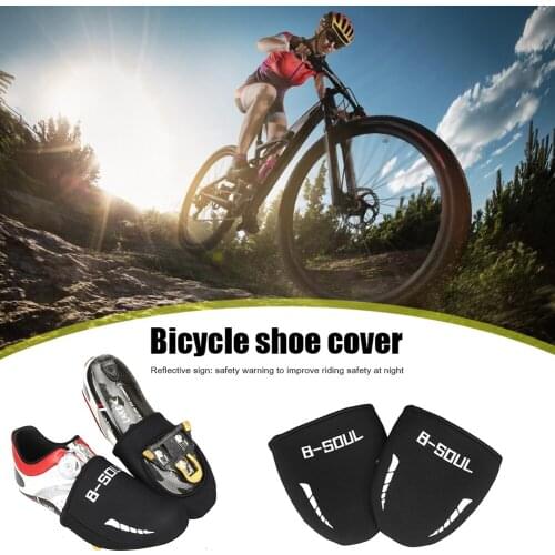 B SOUL 1 Pair Mountain Road Bike Shoes Cover Cycling Shoe Covers Waterproof Windproof Warm Overshoes Protector