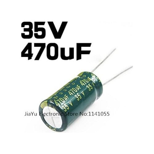 35V 470UF 470UF 35V 470uf35v 35v470uf High frequency low resistance Electrolytic Capacitors Size:10*13 10*17 new