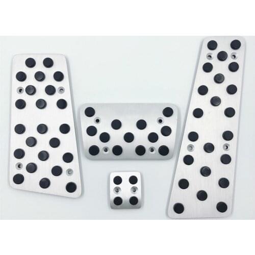 Car Accessories For Toyota New Reiz mark X AT Auto Accelerator Brake Footrest Pedal Pedales Stickers Styling Plates Pad