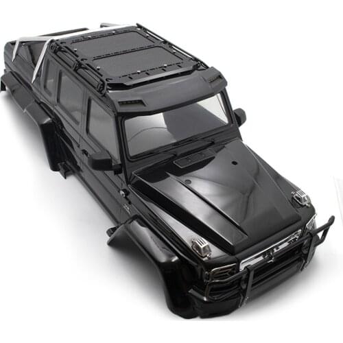 ​ Car Roof Rack Roof Load Carriers Carbon Fibre Plate Simulation Metal for TRAXXAS TRX6 G63 RC Crawler Upgrade Parts