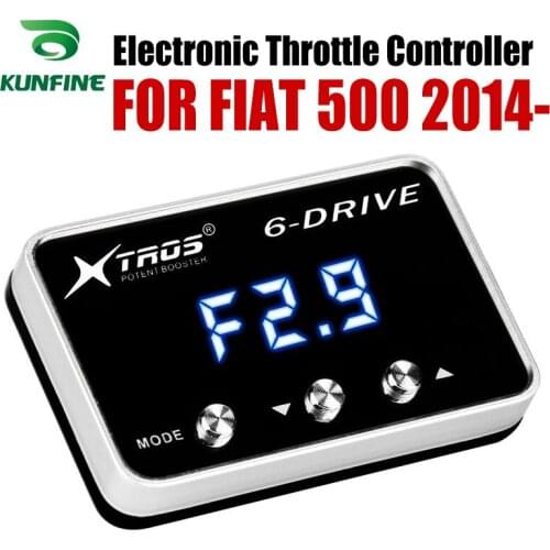 Car Electronic Throttle Controller Racing Accelerator Potent Booster For FIAT 500 2014-2019 Tuning Parts Accessory