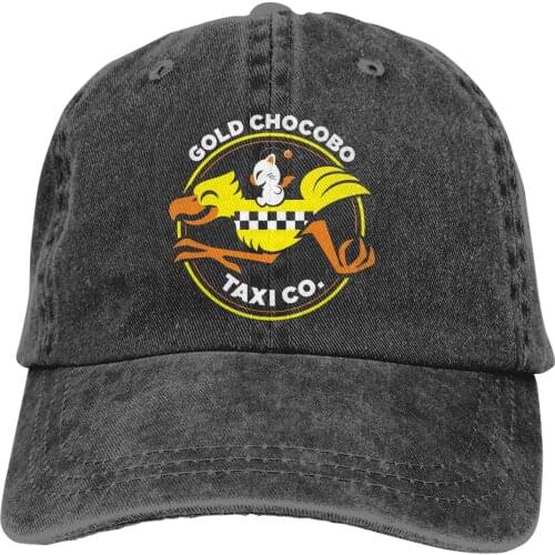 Gold Chocobo Taxi Co Baseball Cap Men Caps colors Women Summer Snapback Final Fantasy Role playing video game series Caps