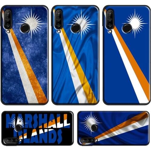 Marshall Islands Flag Case For Huawei P30 Pro P40 P20 Lite Mate 20 Lite P Smart 2019 Z Honor 10 i 8X 9X Nova 5T